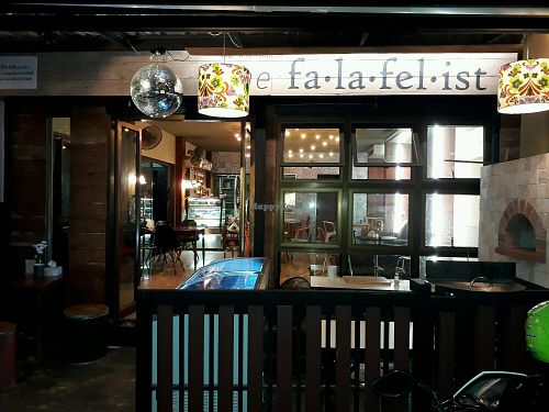 Outside at The Falafelist in Chiang Mai