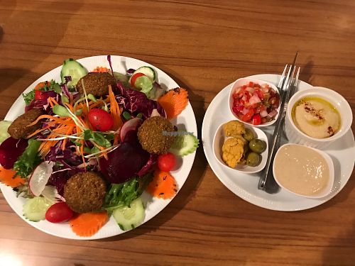 Falafel salad at The Falafelist in Chiang Mai