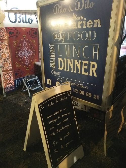 At the Christmas market, Nantes, France at Bilo & Dilo Food Truck in Nantes