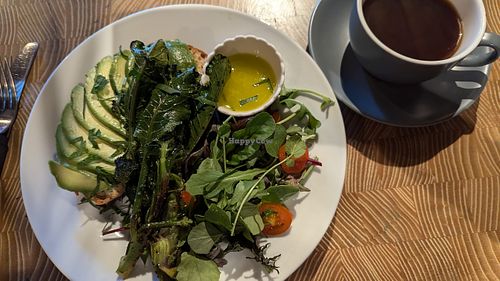 Avocado on toast at W6 Garden Centre Cafe in West London