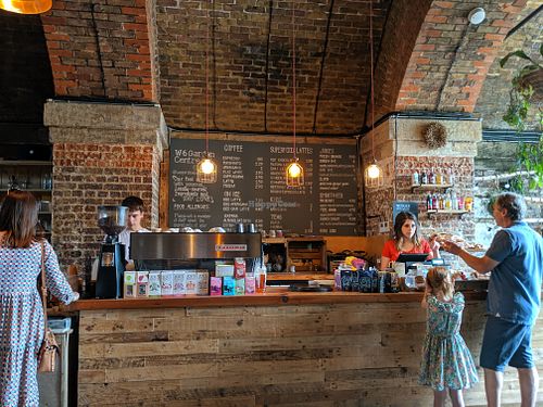 interior at W6 Garden Centre Cafe in West London