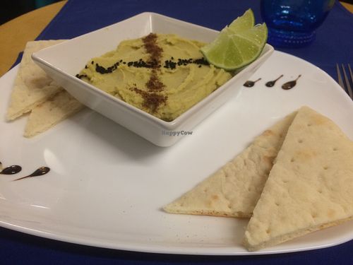 This is an appetiser at Cardamom Persian Palace in Como