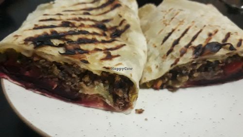 Moroccan pitta wrap at Alchemy Vegan in Chiang Mai