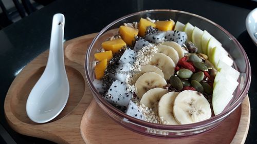 Pink slushi at Alchemy Vegan in Chiang Mai