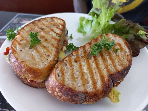 Avocado panini #Veganuary at Alchemy Vegan in Chiang Mai