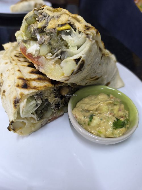Spiced Burrito at Alchemy Vegan in Chiang Mai