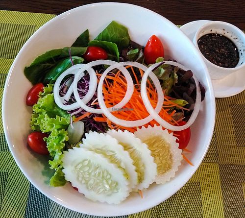 Vegan Mixed Salad at Yes Vegan in Pattaya