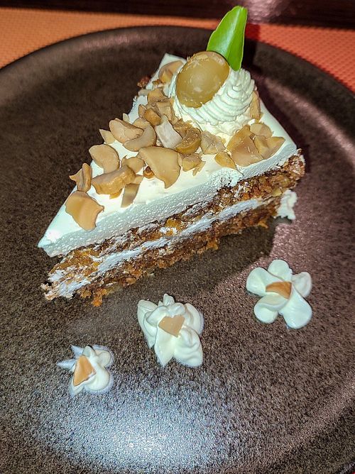 Carrot Cake is LUSCIOUS at Yes Vegan in Pattaya