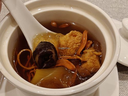 Double boiled Cordycep soup at elemen 元素 - HarbourFront in Central Singapore