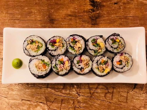 rainbow sushi
photo credits to Cheryl  at Cozy Corner in East Singapore