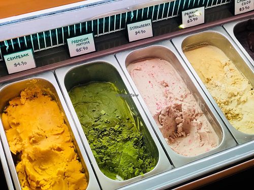 ice cream selection 
photo credits to Cheryl  at Cozy Corner in East Singapore