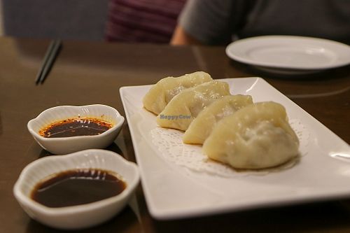 dumplings at Jujube Tree 枣子树素餐厅 - 成都铂金城店 in Chengdu