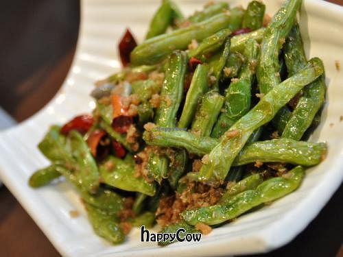 Green beans at Jujube Tree 枣子树素餐厅 - 成都铂金城店 in Chengdu