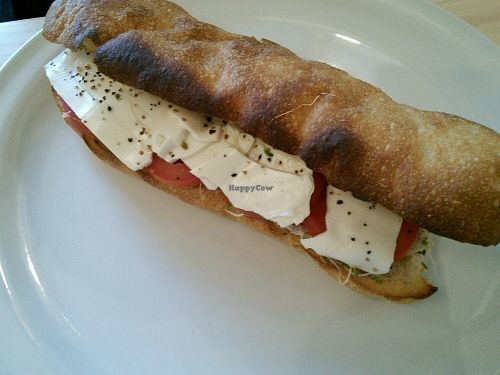 tofu sandwiche at Pulpa Amor Liquido  in Mexico City