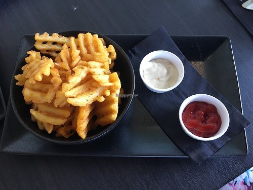 Waffle chips  at Raw Sugar Cafe in Christchurch