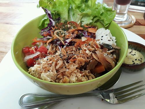 Breakfast Bowl at Pure Vegan Heaven @Freeative in Chiang Mai