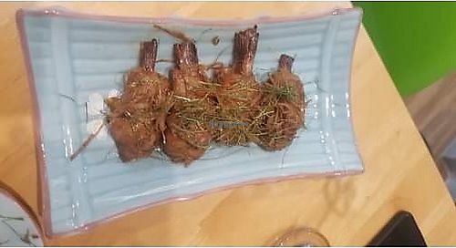 Vegan chicken drumsticks  at Achi Vegan House in Hanoi