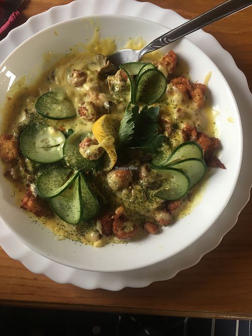 Fried Cauliflower with Cheese at Nikola in Kaunas