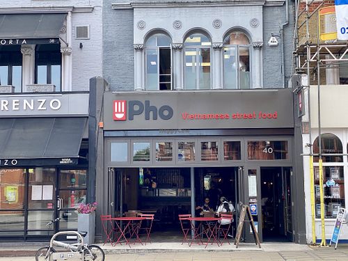 outside at Pho - Wimbledon in South West London