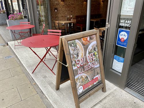 outside at Pho - Wimbledon in South West London