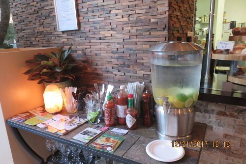 table at Artichoke & Vine in Boca Raton