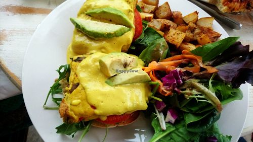 Egg Benedict at Artichoke & Vine in Boca Raton