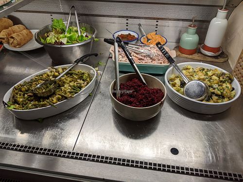 salads at the deli at Henderson's Shop and Salad Table in Edinburgh