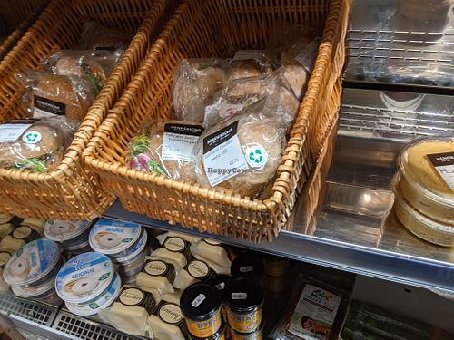 takeaway sandwiches from the deli at Henderson's Shop and Salad Table in Edinburgh