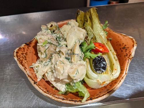 Two salads at The Salad Table at Henderson's Shop and Salad Table in Edinburgh