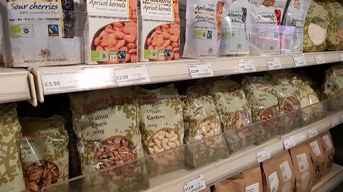 Nuts! at Here Organic Warehouse in South West London