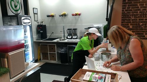 Ordering at Veggy Street in Las Vegas