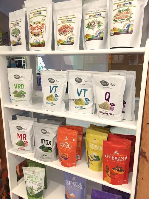 Great choice of superfoods at Tente en Pie at Tente En Pie in Fuerteventura