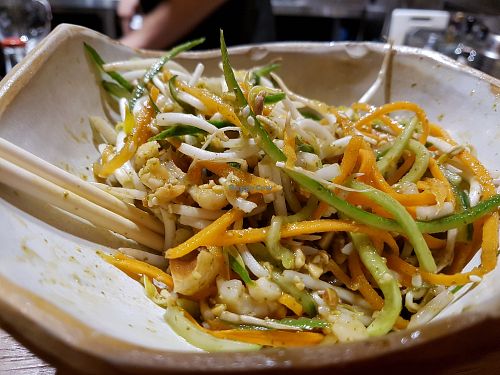 vietnamese summer salad at Minna Tomei in Haifa