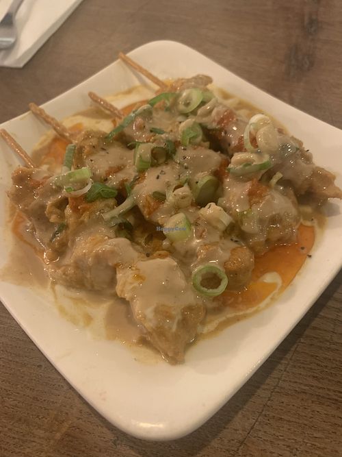 Soya chicken tapas  at Vantra Vegan in London