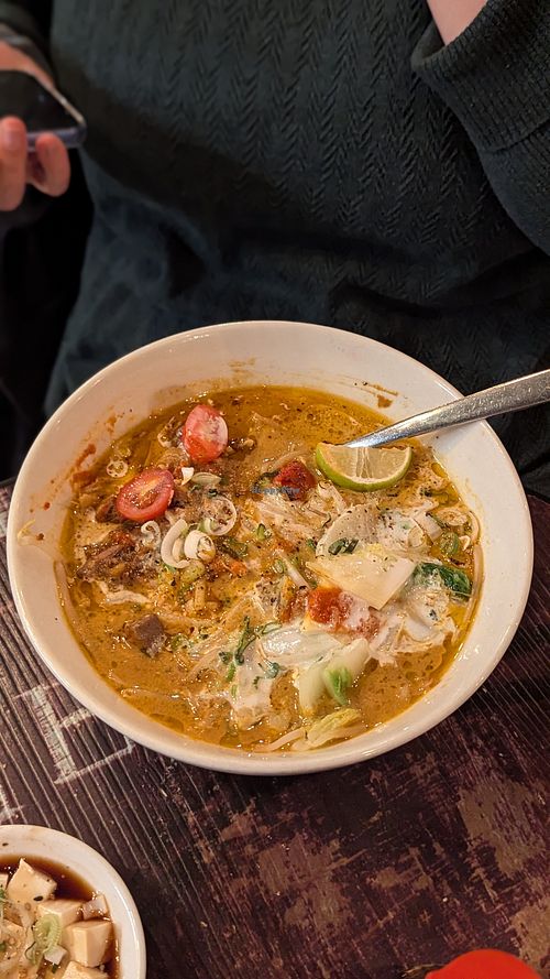 Curry Laksa at Vantra Vegan in London