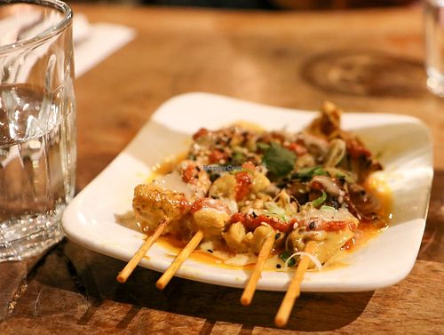 skewers at Vantra Vegan in London