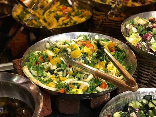 Fresh food  at Vantra Vegan in London