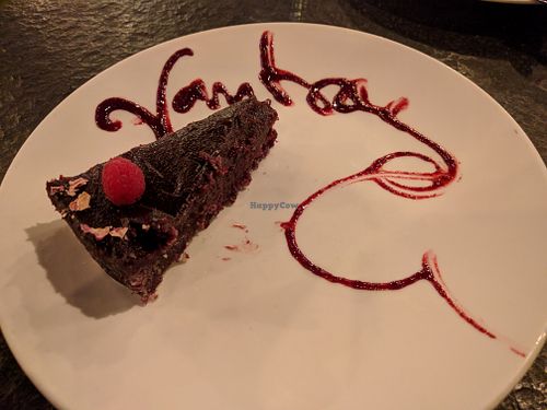 Dessert at Vantra Vegan in London