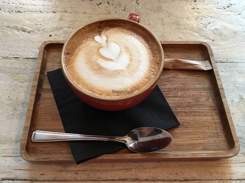 Flat white at Love Thy Neighbour in Liverpool