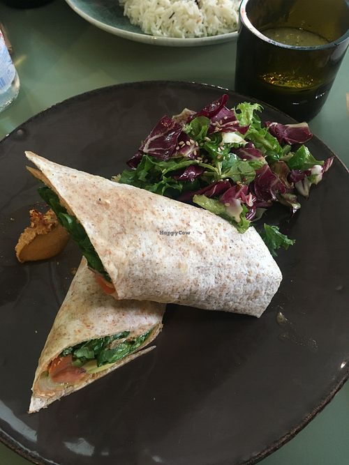 Tempeh Wrap at O Antigo Talho in Lisbon