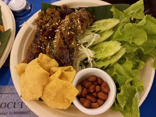 Vegan sausage at V Secret Street Food - Food Stall in Chiang Mai