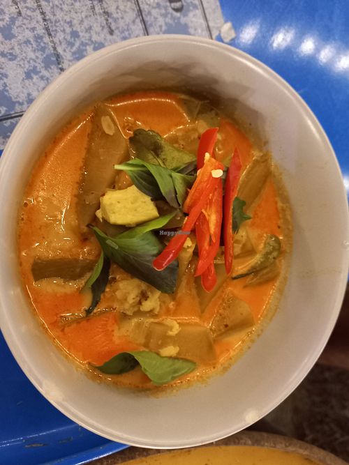 Pumpkin curry at V Secret Street Food - Food Stall in Chiang Mai