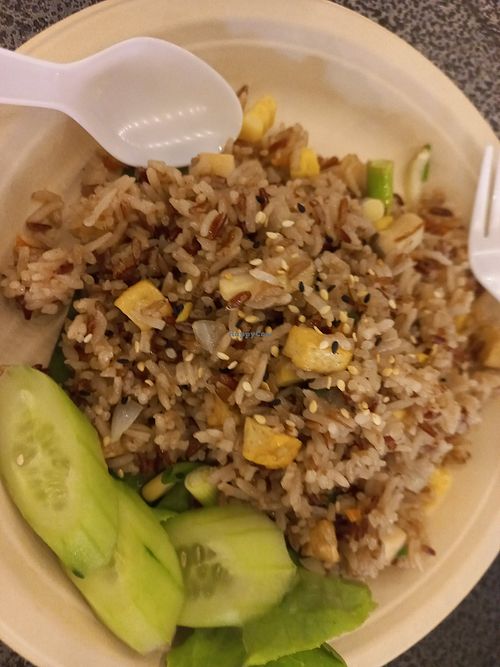 Tofu fried rice at V Secret Street Food - Food Stall in Chiang Mai