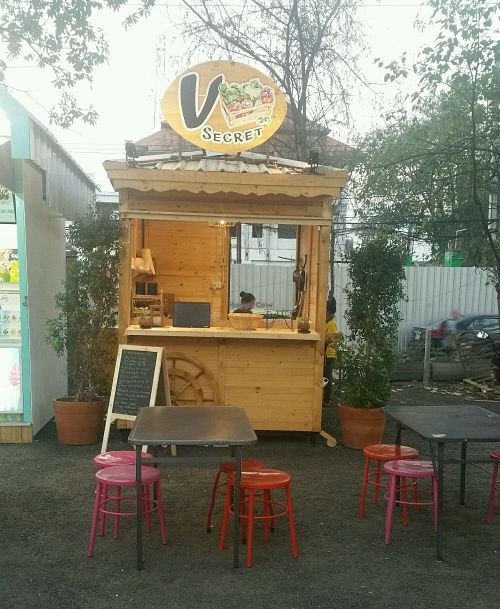 food cart at V Secret Street Food - Food Stall in Chiang Mai