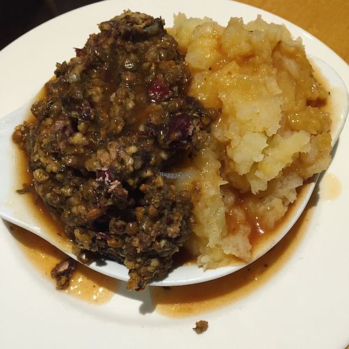 veggie haggis  at Henderson's Restaurant in Edinburgh