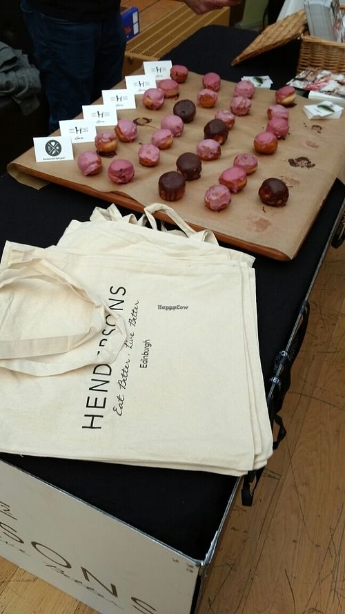 vegan donught  at Henderson's Restaurant in Edinburgh