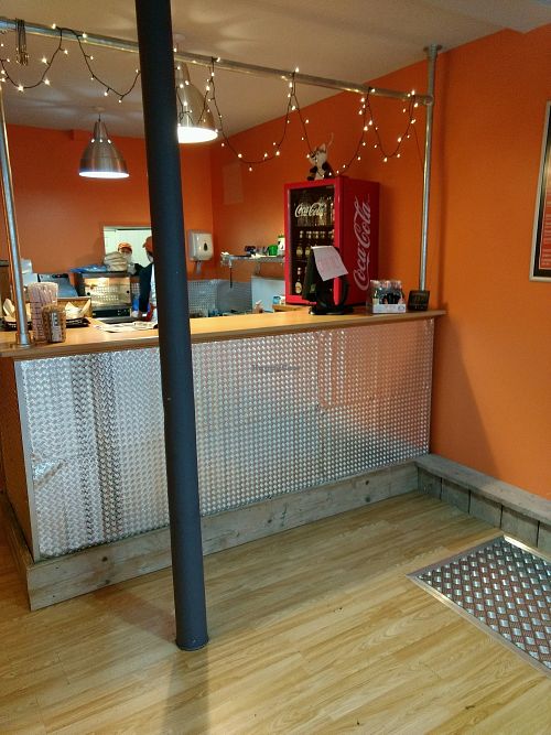 counter at Junk It Up - Byker in Newcastle Upon Tyne