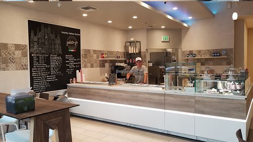 Inside at Gelato-Go in Beverly Hills