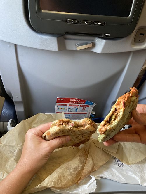 Also great to eat in a plane! at Peanuts Fresh Market Cafe in Kralendijk