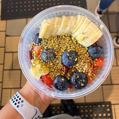 protein bowl at Root of Life Juicery in Huntington Park